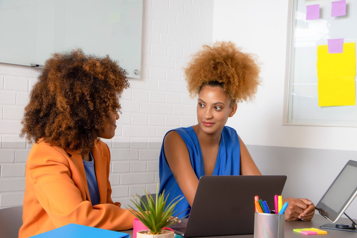 Corporate Training Professional Women Having a Meeting